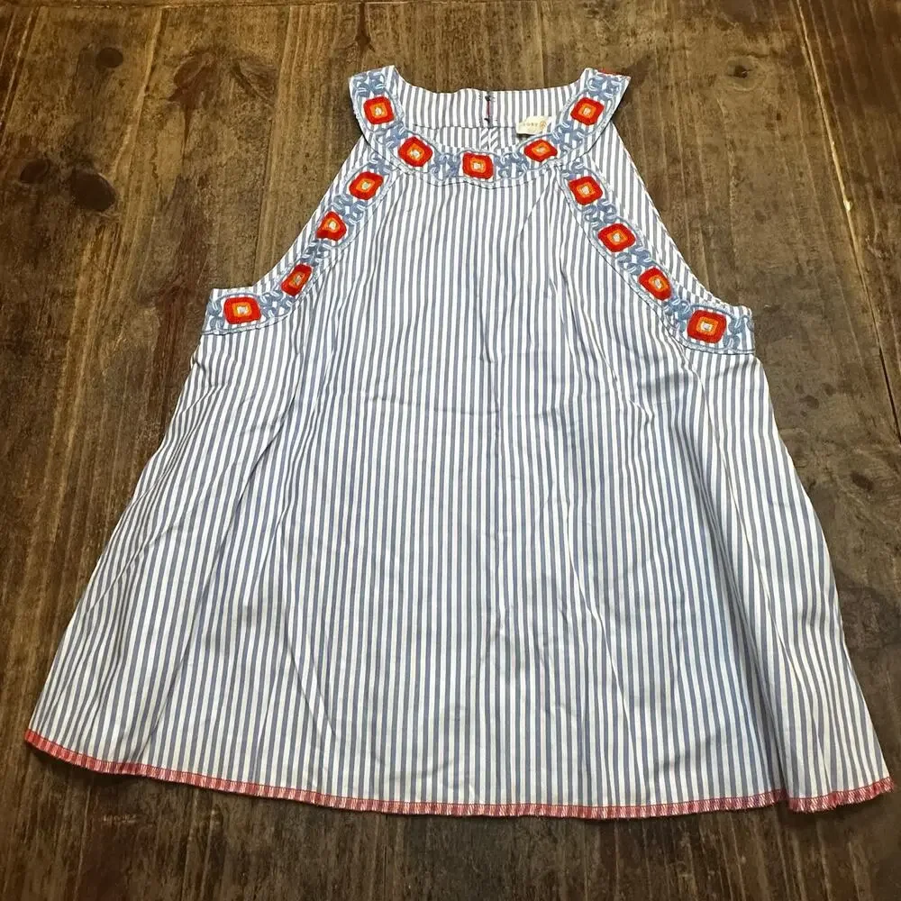 Tory Burch Stripe Sleeveless Top sz 4